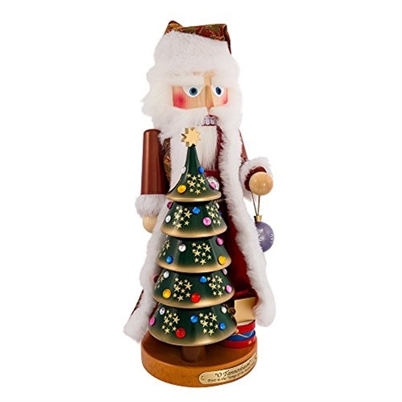 Steinbach Musical Nutcrackers, Song of the Season Series, 1st in Series, OTannenbaum Santa Nutcracker, 17″