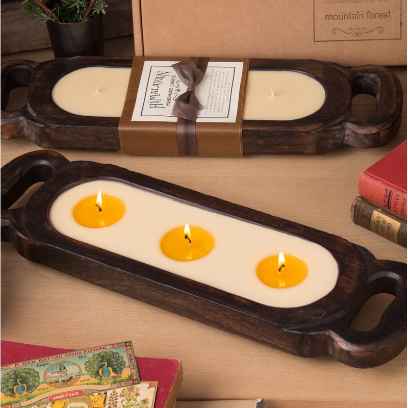 Wooden Tray Small – Himalayan Candle
