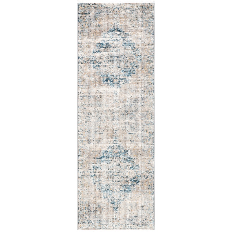 Dallas Vintage Medallion Rug | Blue