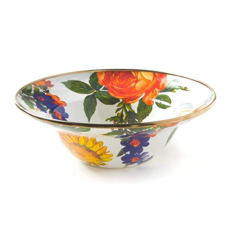 Flower Market Breakfast Bowl – White