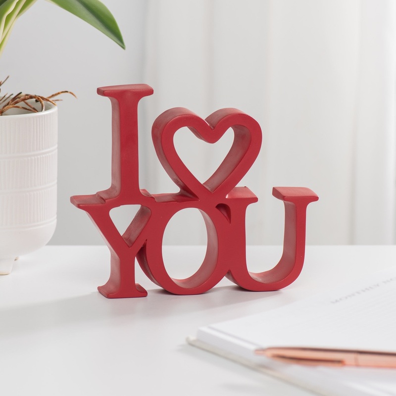 I Heart You – Word Art Decor