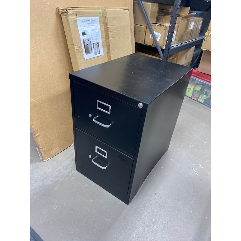 2 File Drawers Vertical File Cabinet -Black, Legal – see description