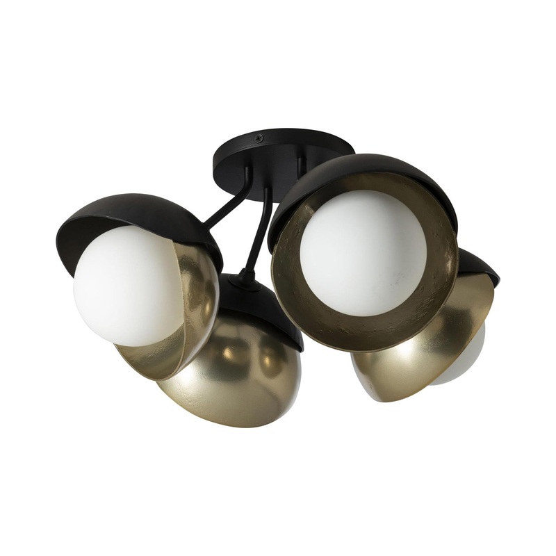 Brooklyn Double Shade Semi Flush Mount Ceiling Light