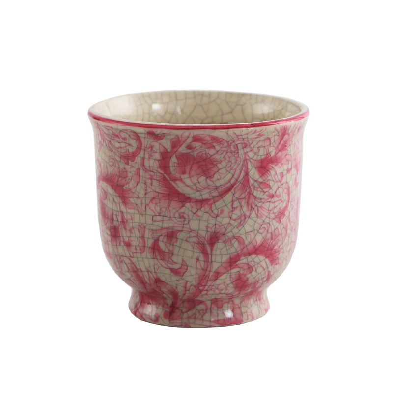 Cache Pot Fleur Bleu