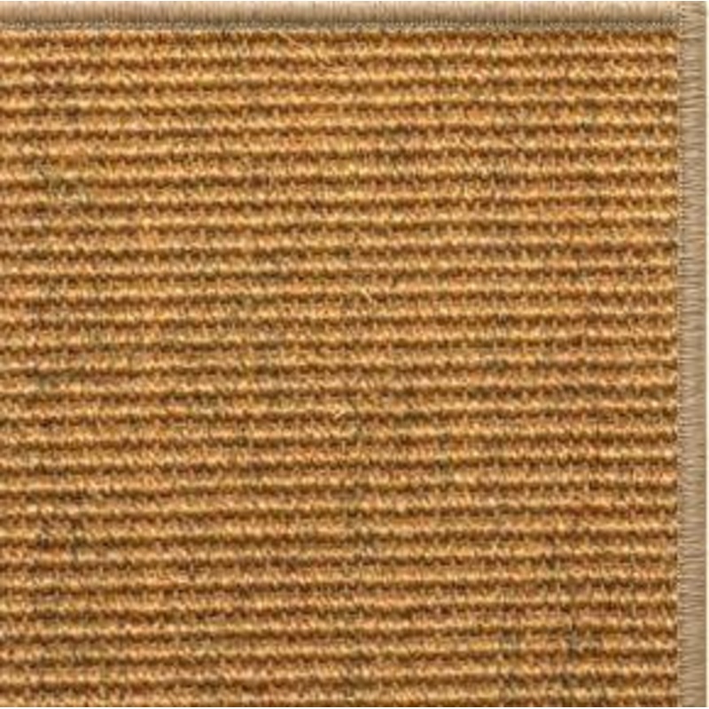 Cognac Sisal Rug with Serged Border (Color 29315)