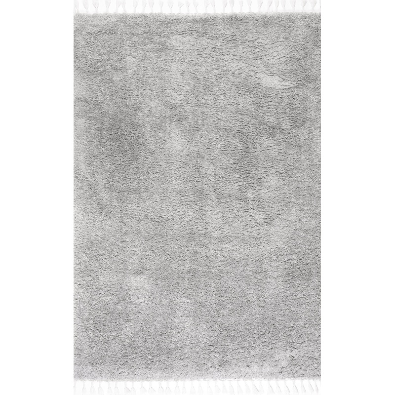 Dream Solid Shag Rug | Grey