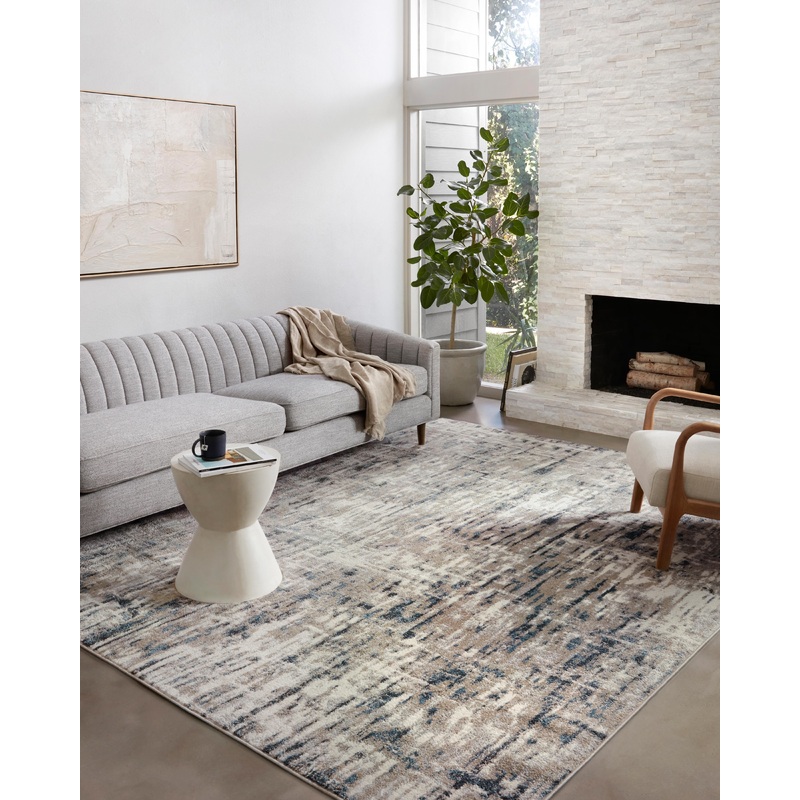 Loloi II Spirit Rug | Stone / Blue