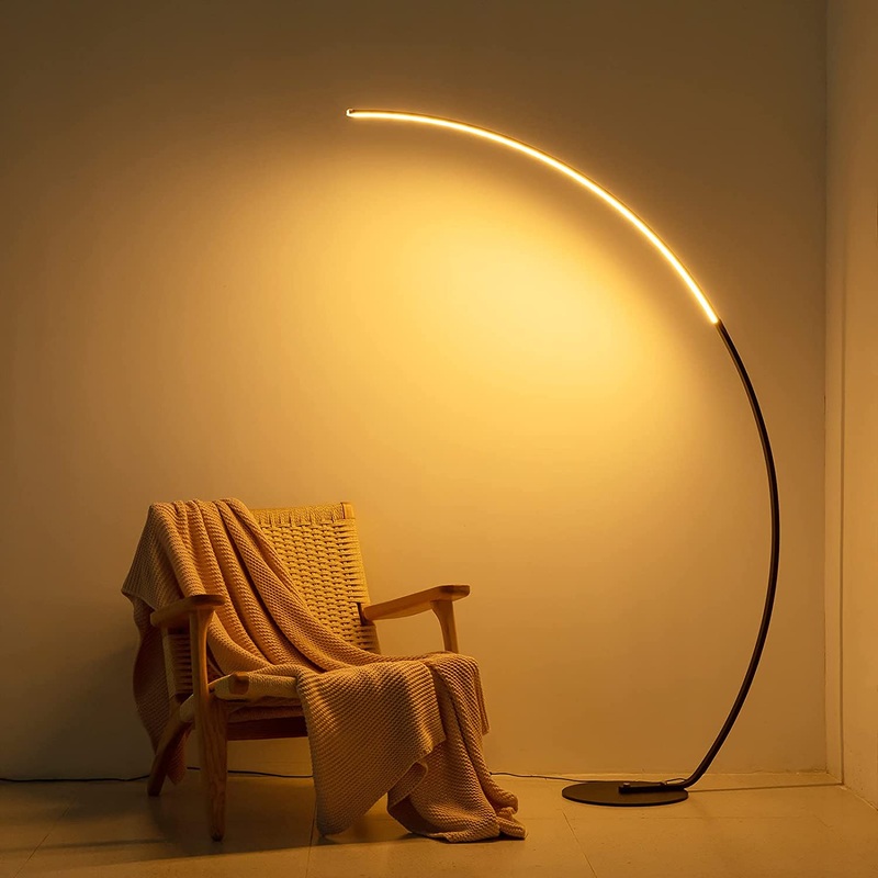 RGBW Modern Curved Floor Lamp
