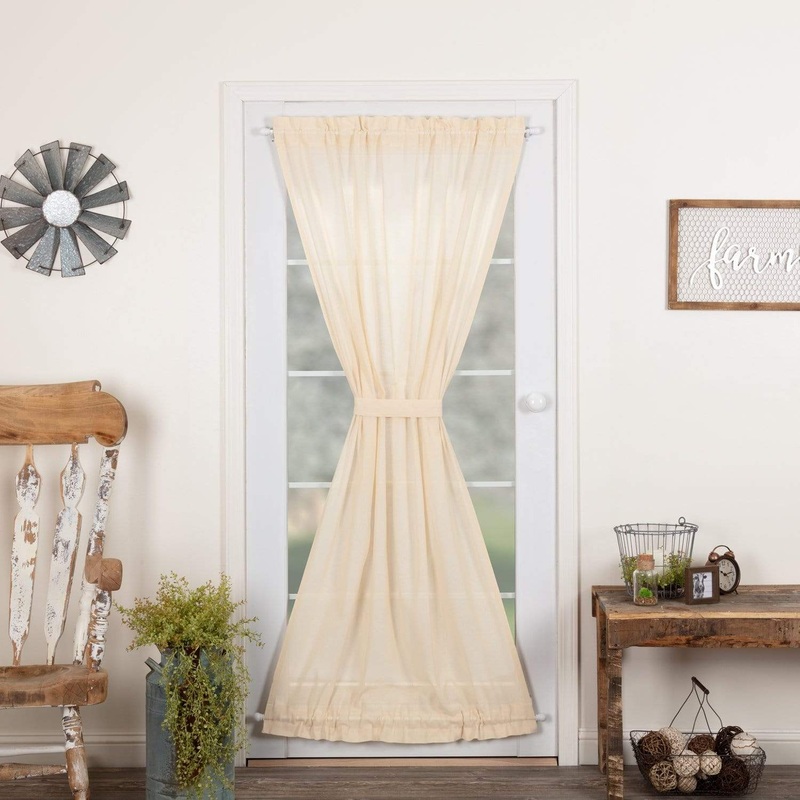 Tobacco Cloth Natural Door Panel 72×42