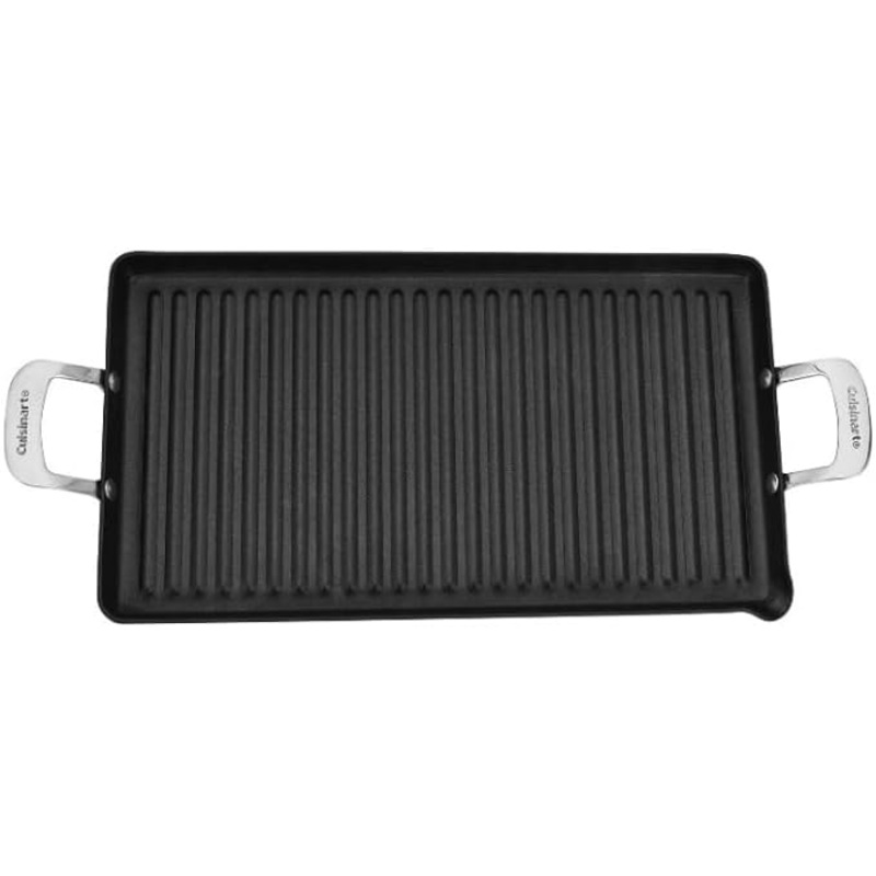 Cuisinart Classic Hard Anodized 10 x 18 Double Burner Grill