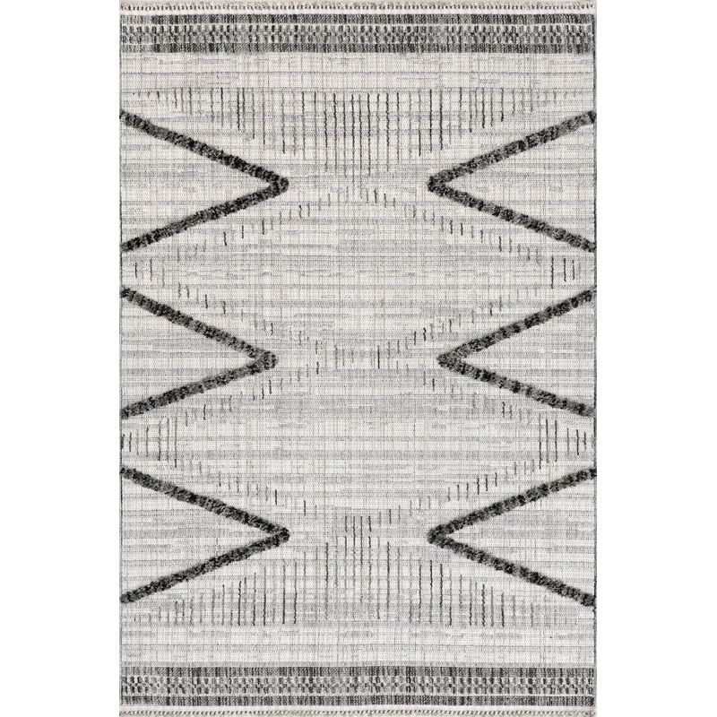 Lulu Waves Rug | Light Grey