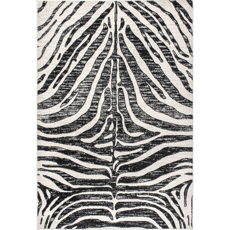 Zebra Stripes Rug | Black
