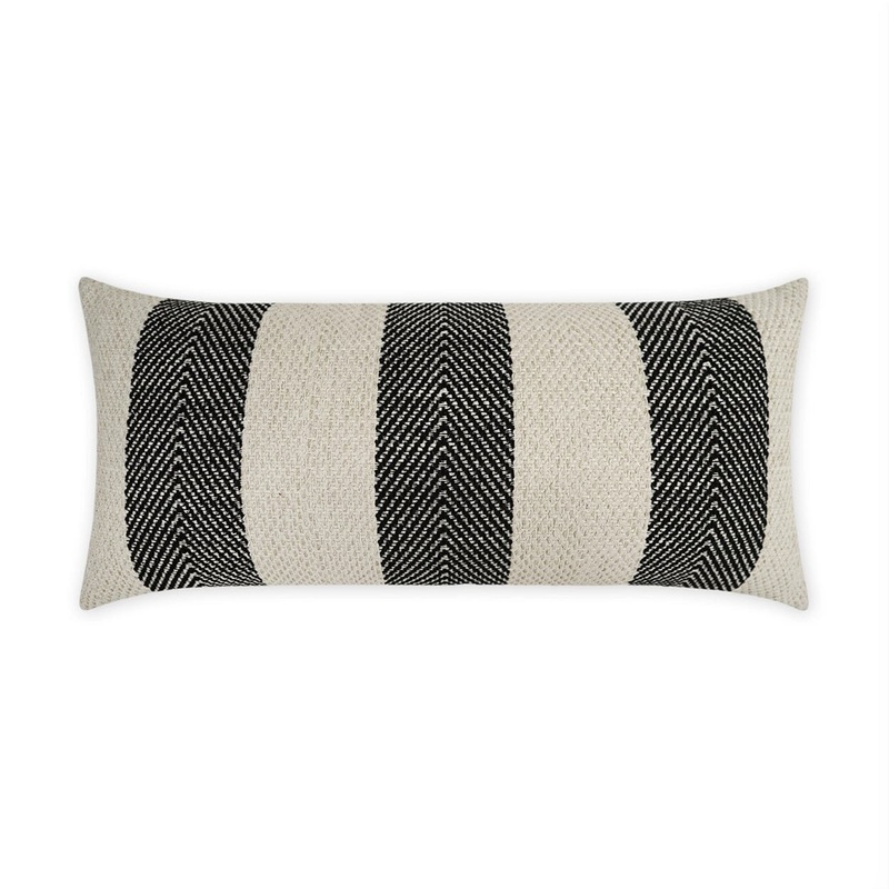 D.V. Kap 12″ x 24″ Outdoor Lumbar Pillow | Vigoss Carbon