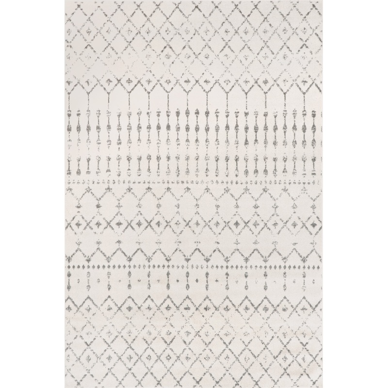 Moroccan Trellis Rug | Grey