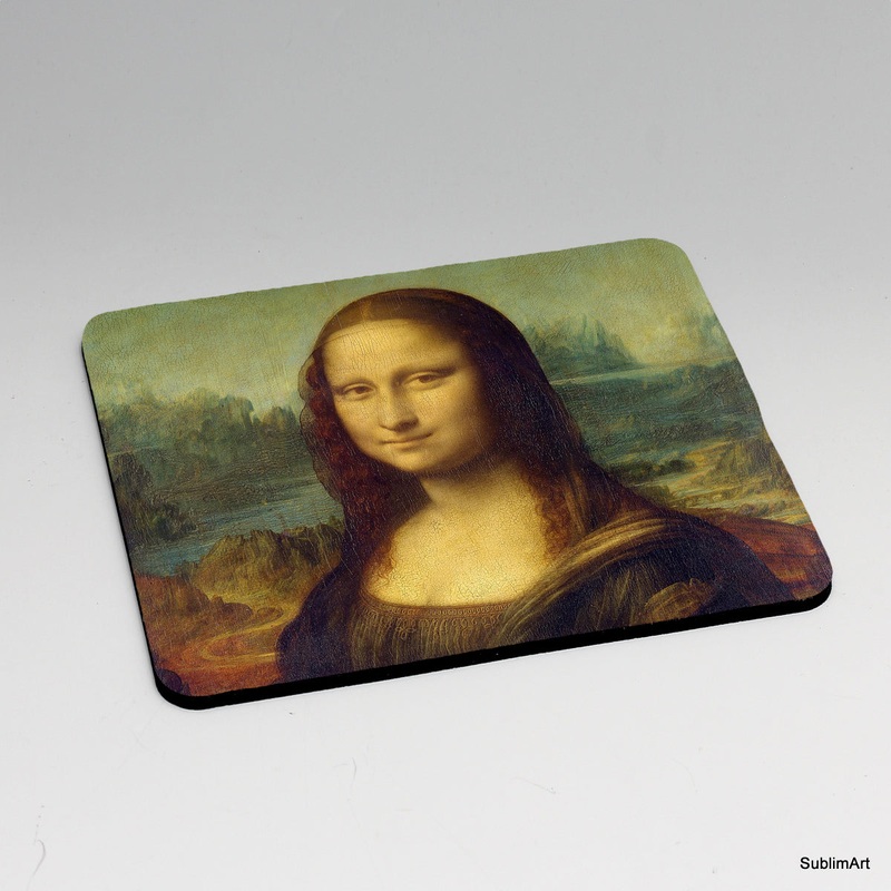 SUBLIMART: Mouse Pad Design La Gioconda – Mona Lisa