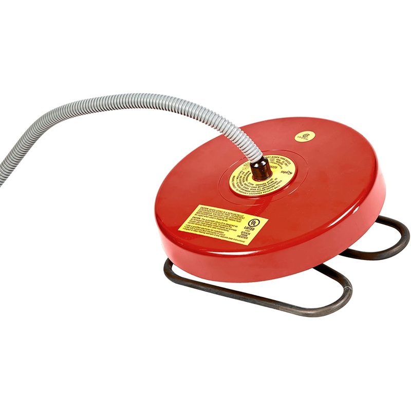 Allied Precision 1000-Watt Floating De-Icer For BirdBath, Red (70-100 Gallons)