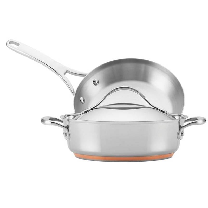 Anolon Nouvelle Stainless 3-Piece Set