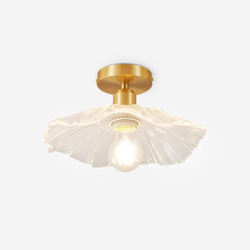 Flower Glass Ceiling Light