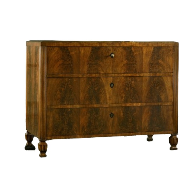 ITALIAN BURL COMMODE