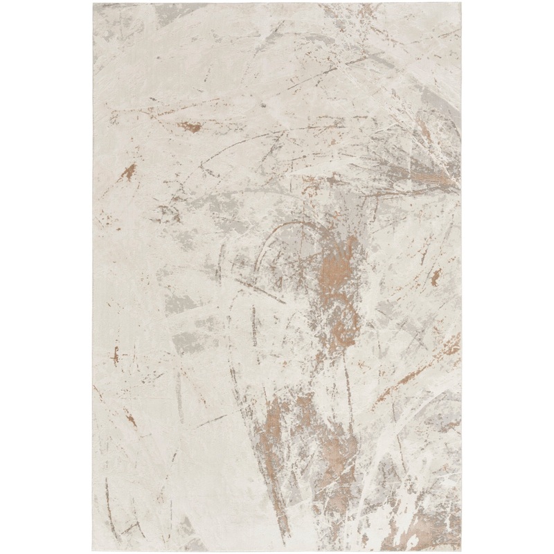 Nourison Desire 3’11” x 5’11” Cream Grey Modern Indoor Rug