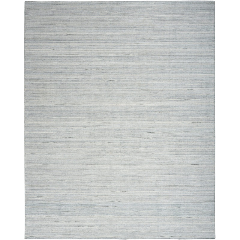 Nourison Interweave 5’3″ x 7’3″ Light Blue Modern Indoor Rug
