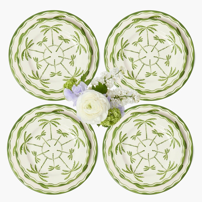 Palmera Dinner & Starter Plates (Set of 8)