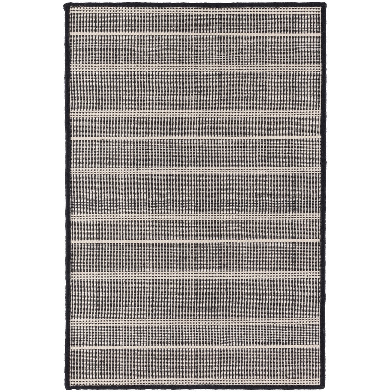 Samson Handwoven Indoor/Outdoor Custom Rug | Black