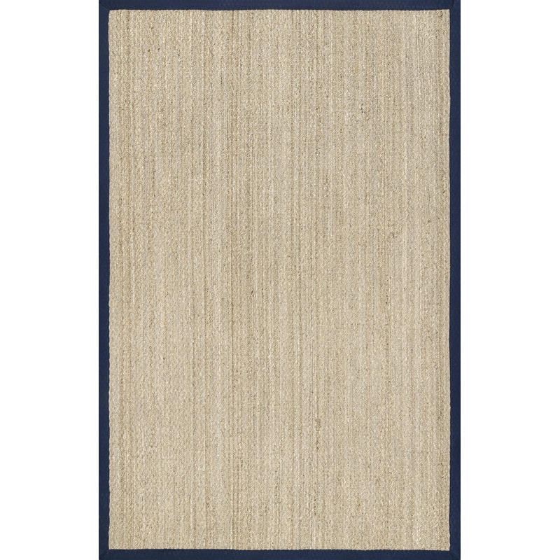 Seagrass with Border Rug | Navy
