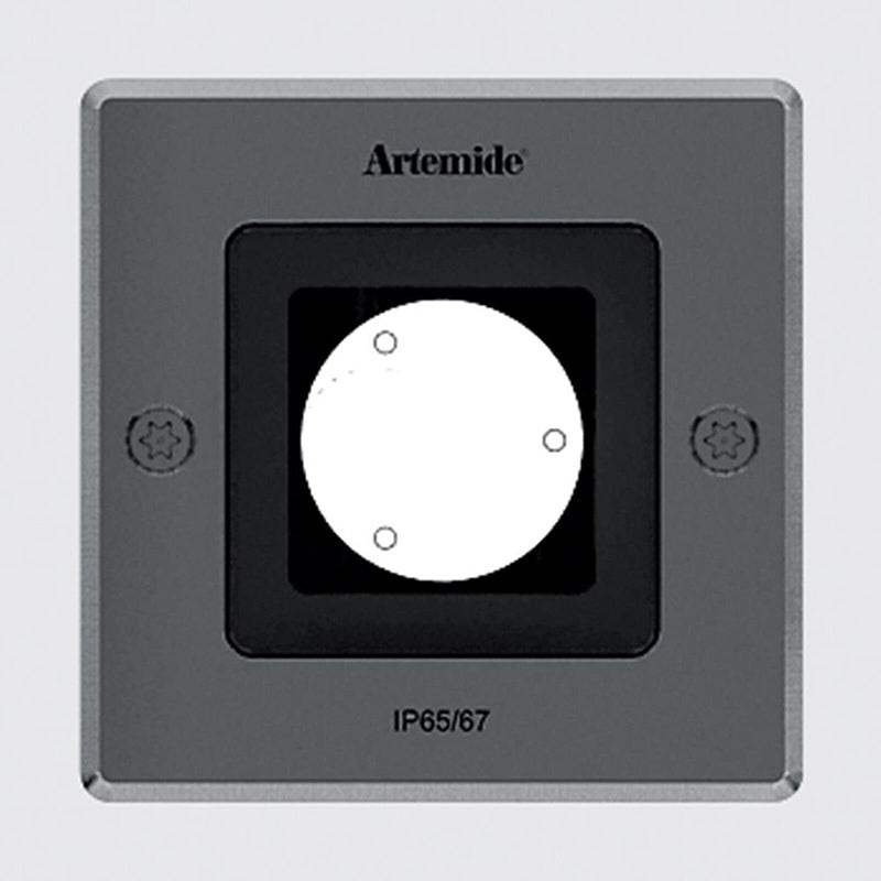 Artemide Ego 90 Driver-Over Square LED Recessed Outdoor