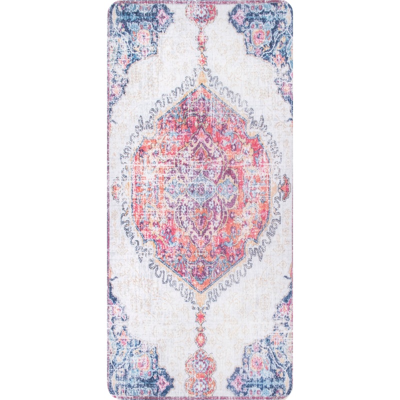 Corinthian Medallion Printed Anti-Fatigue Mat | Rust