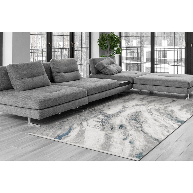 Ella 3986 Grey/Ivory/Blue