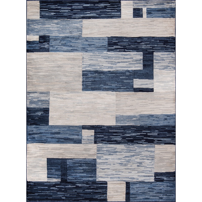 Momeni Logan Geometric Machine Made Contemporary Rectangle Indoor Area Rug