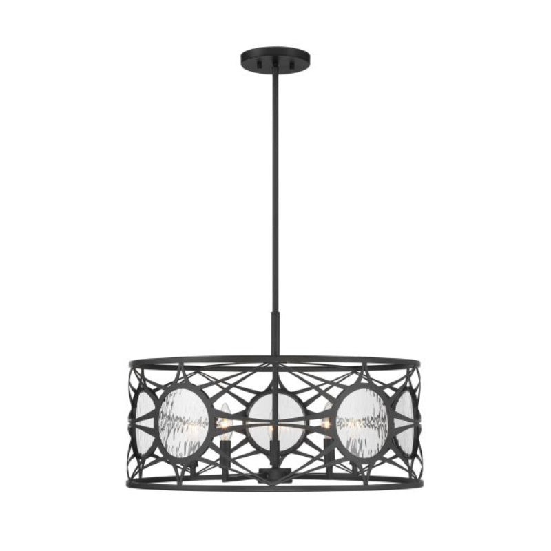 Savoy House 6-5065-5 Balfour 5-lt 24″ Convertible Semi-Flush or Pendant