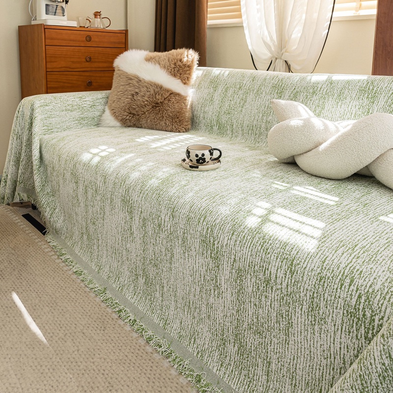 Soft Plush Pet-Friendly Multi-Purpose Minimalist Vintage Sofa Cover
