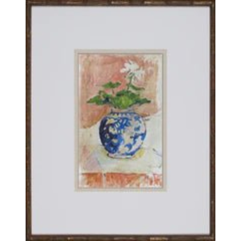 Blue & White Jar 22″x27″