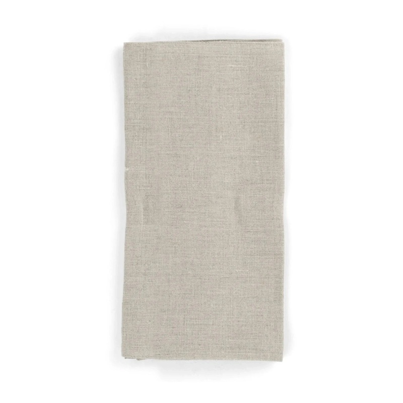 Deluxe Linen Napkin – Natural Beige 60×60