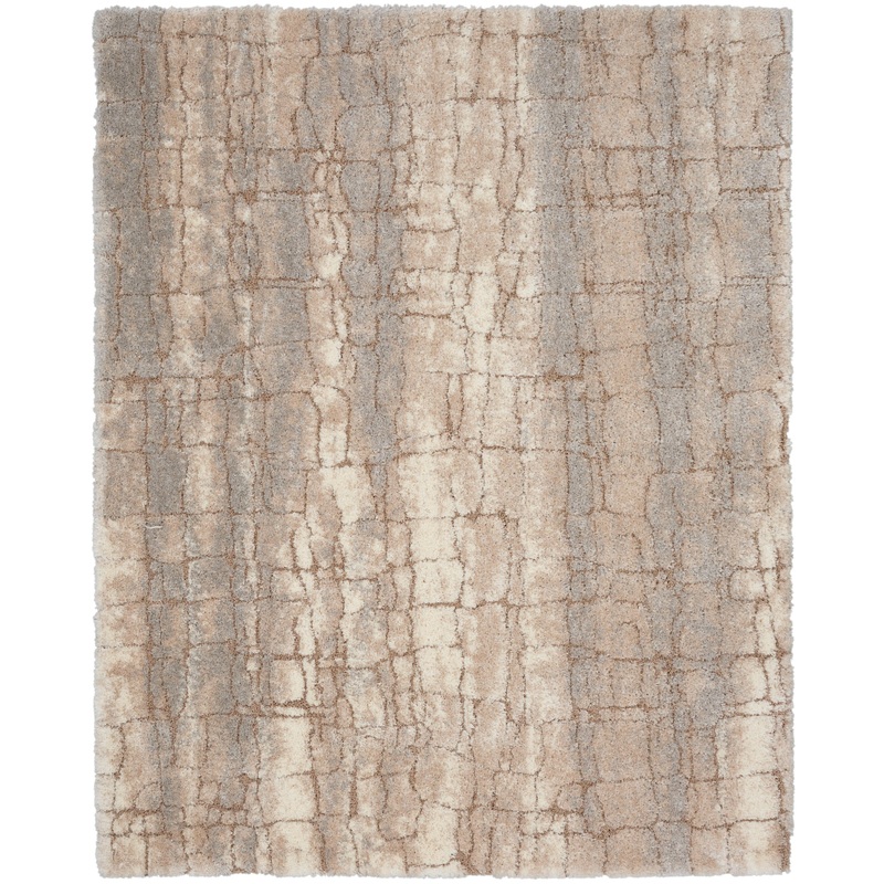 Nourison Dreamy Shag 6’7″ x 9’2″ Ivory Beige Shag Indoor Rug
