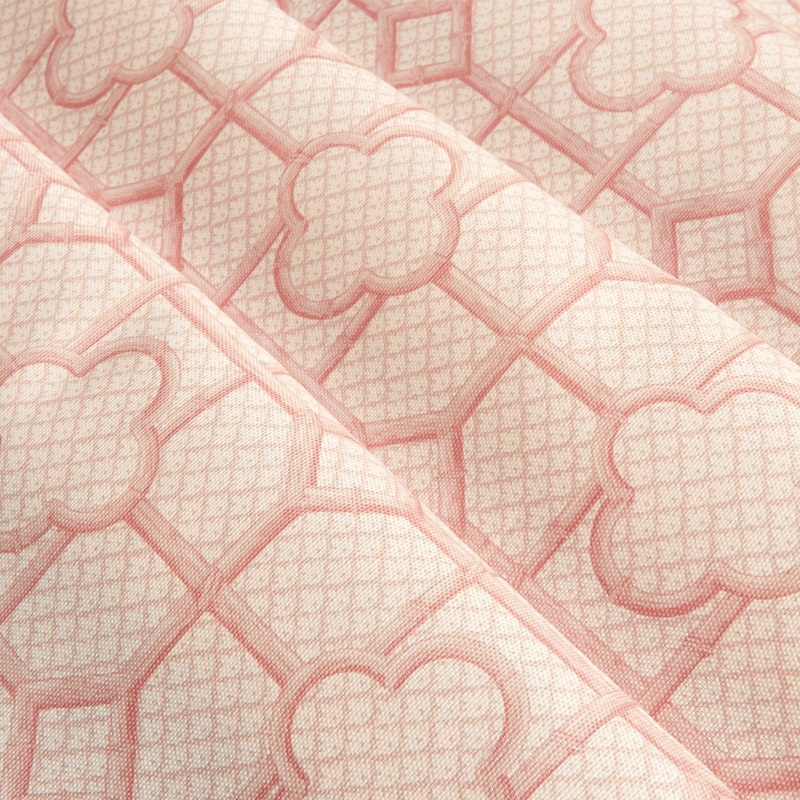 Pink Bamboo Trellis Fabric
