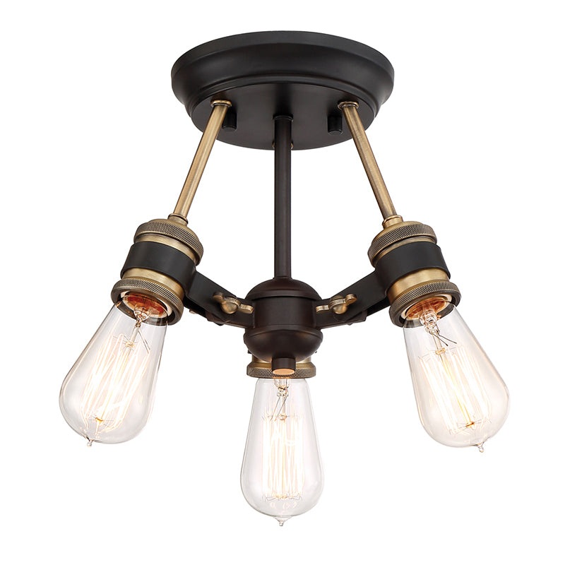 Designers Fountain 91011 Miles 3-lt 13″ Semi Flush
