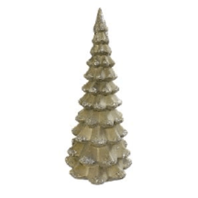 Glass Tree Green w/Glitter