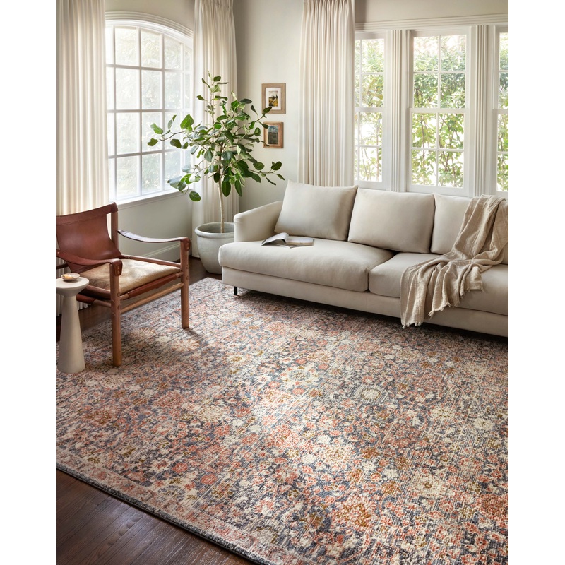 Loloi II Saban Rug | Navy / Rust