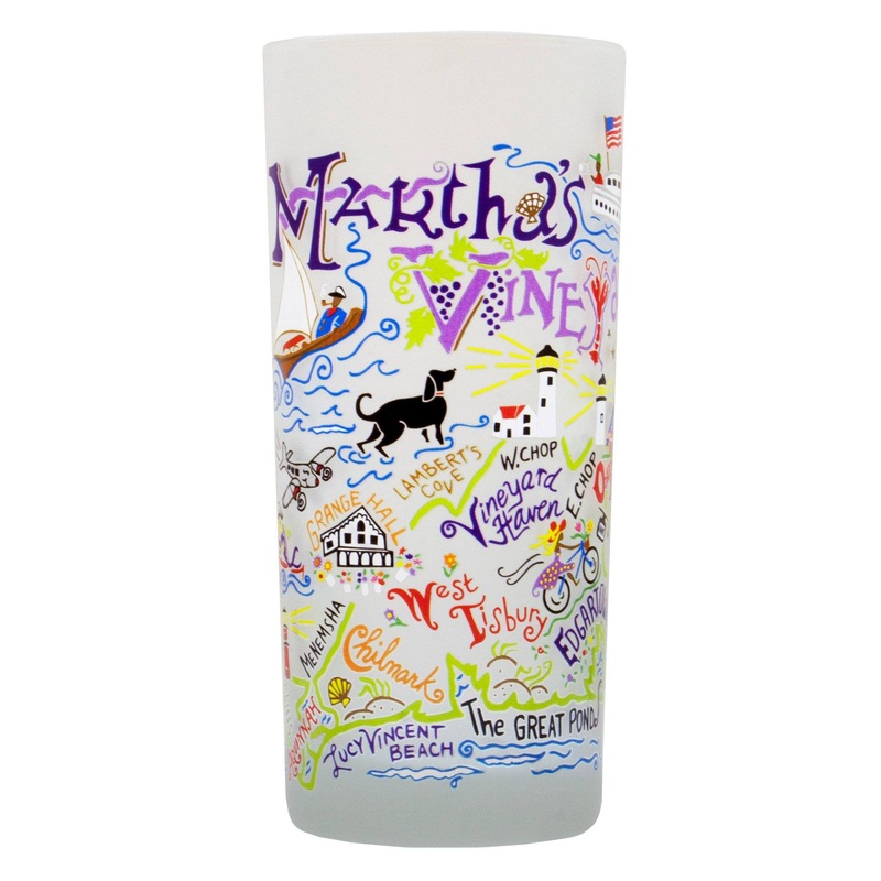 Martha’s Vineyard Drinking Glass
