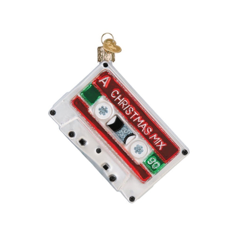 Old World Christmas Christmas Mixtape Blown Glass Holiday Ornament For Tree
