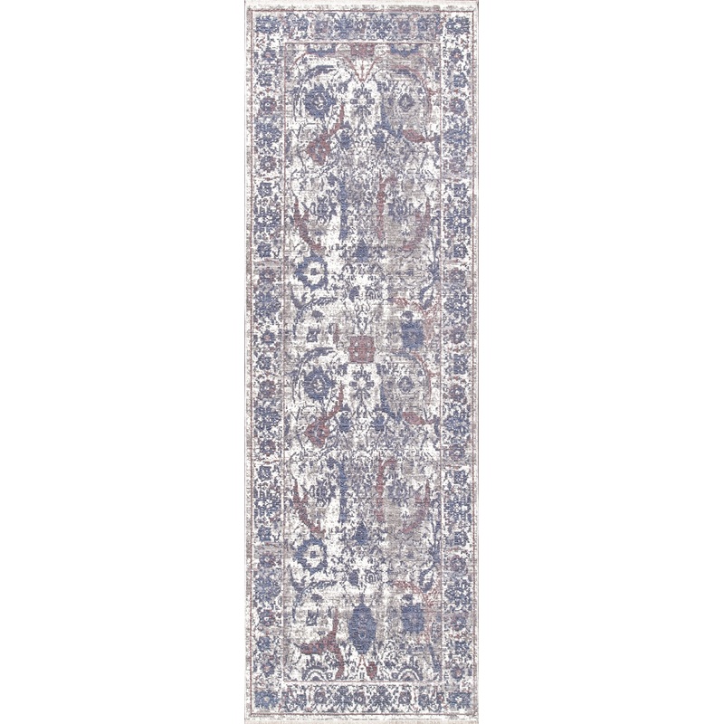 Persian Charmia Fringe Rug | Blue