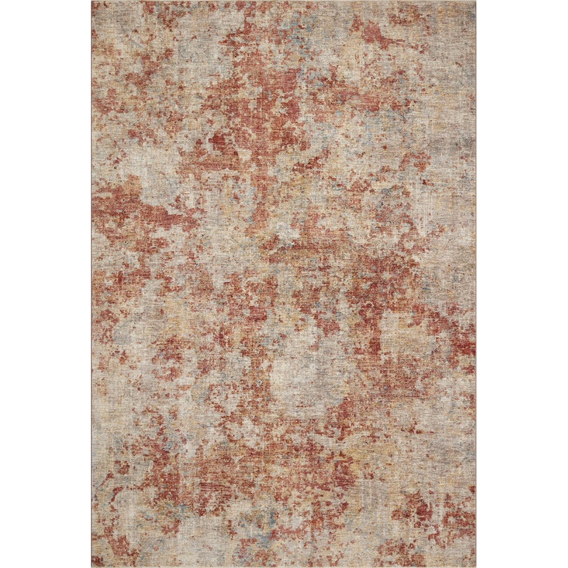 Loloi Gaia Rug | Taupe / Brick