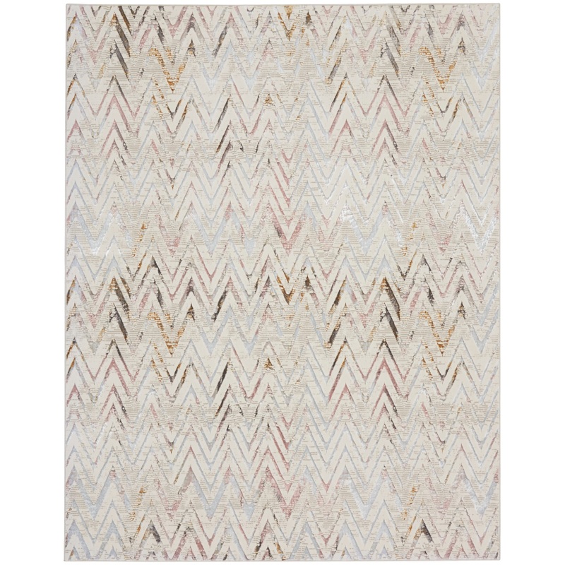 Nourison Glitz 7’10” x 9’10” Multicolor Contemporary Indoor Rug