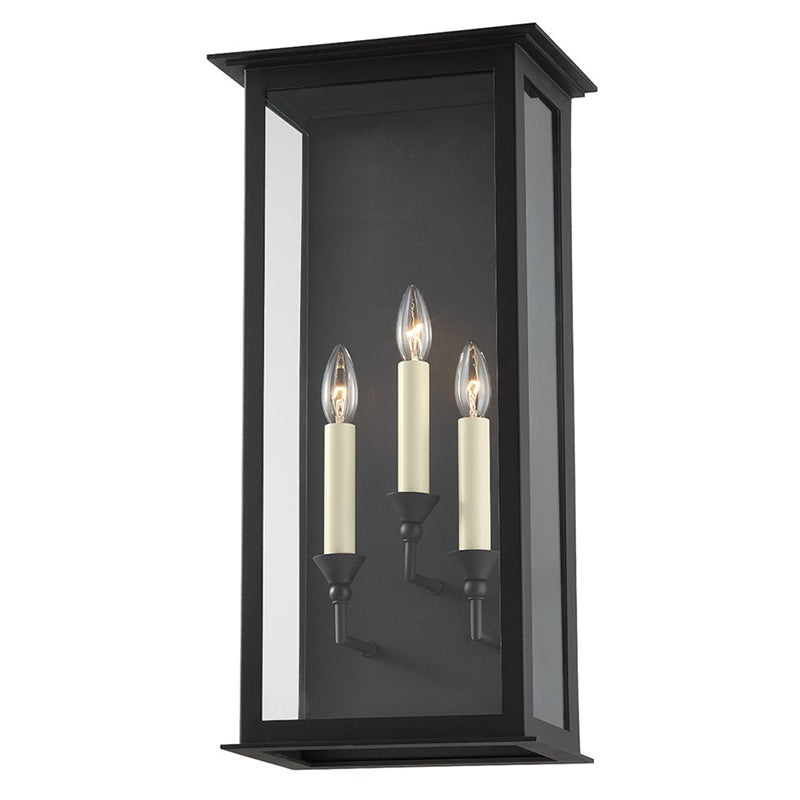 Troy B6993 Chauncey 3-lt 24″ Tall Outdoor Wall Sconce