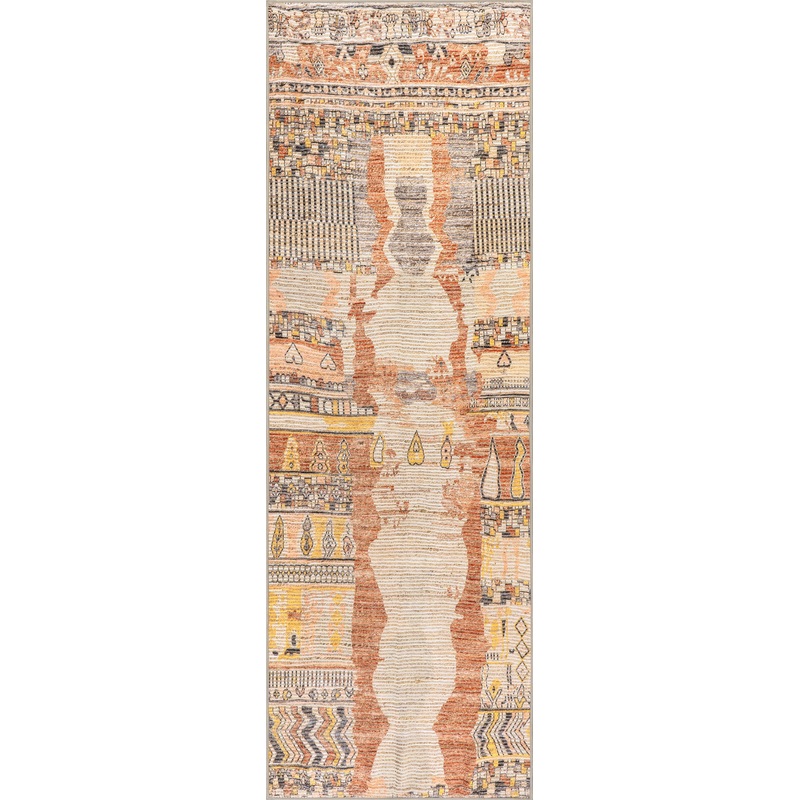 Cielo Abstract Spill Proof Washable Rug | Multicolor