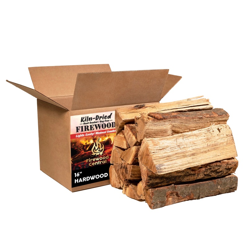 Firewood Central Kiln-Dried PA Hardwood  16 Splits (1418 Pieces)  Smoking Wood for Cooking, Fire Pits & Home Heating  Easy Light, Low Smoke, USA Sourced