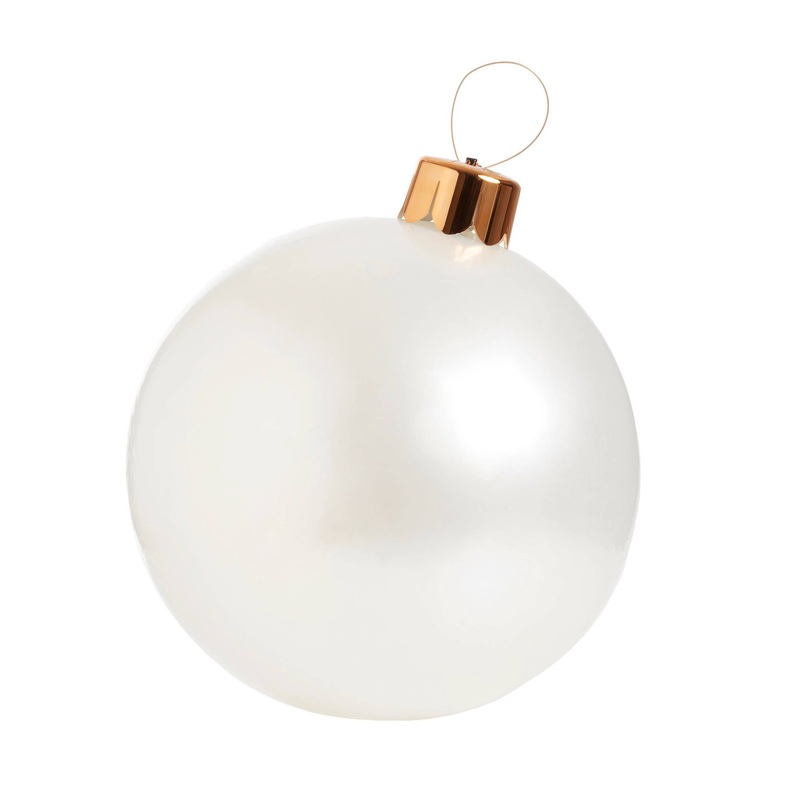 Holiball Inflatable Ornament | Pearl